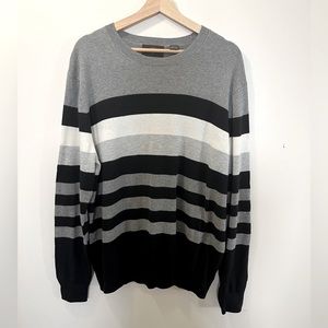 Black Brown Striped Sweater